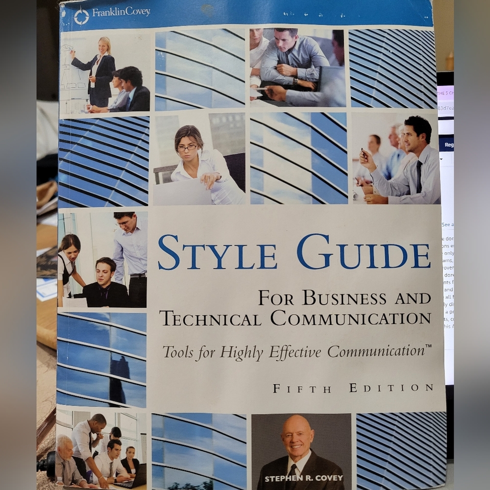 Book: Style Guide For Business & Technical Communication